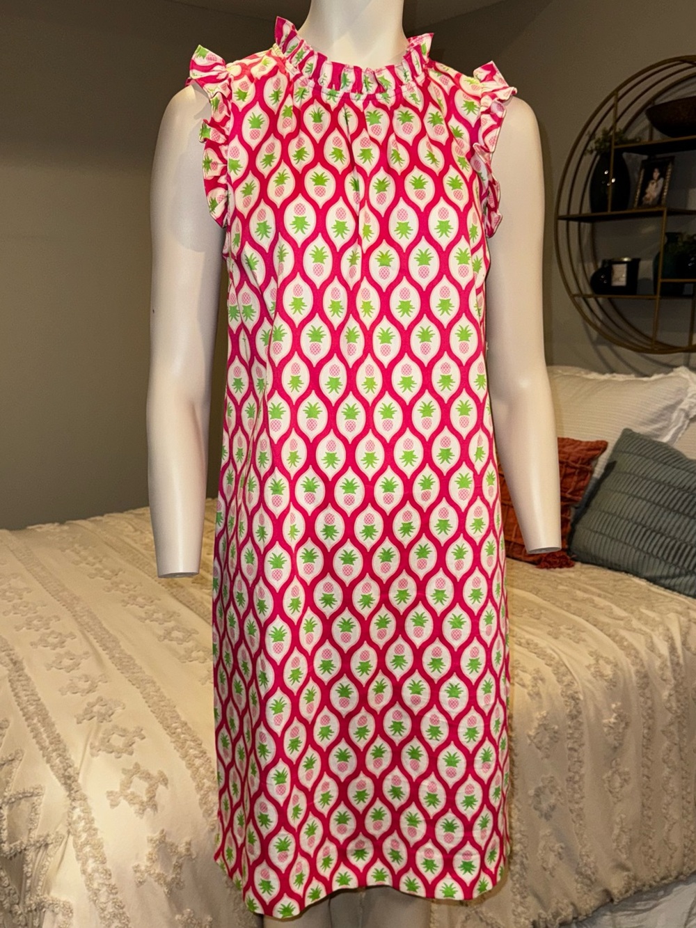 Charter Club All That Prep Pink Pineapple Dress